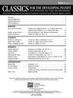 Classics for the Developing Pianist, Book 5 Product Image