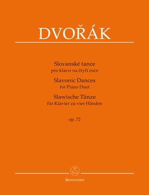Dvorák, A: Slavonic Dances for Piano Duet op. 72