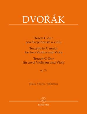 Dvorák, Antonín: Terzetto for two Violins and Viola in C major op. 74