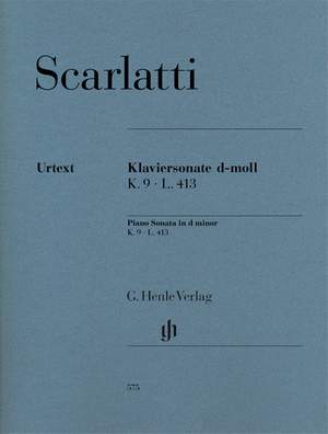 Scarlatti, D: Piano Sonata, K.9, L. 413