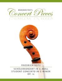 Seitz, Friedrich: Student Concerto in G minor op. 12