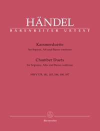Handel, Georg Friedrich: Chamber Duets for Soprano, Alto and Basso continuo