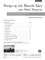 Songs of the British Isles for Solo Singers Product Image