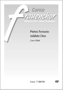 Ferrario: Jubilate Deo (SSAA)