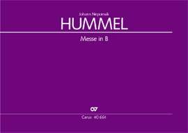 Hummel: Mass in B flat major
