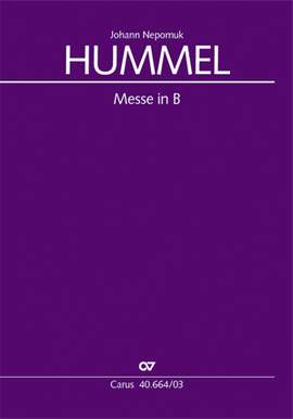 Hummel: Mass in B flat major