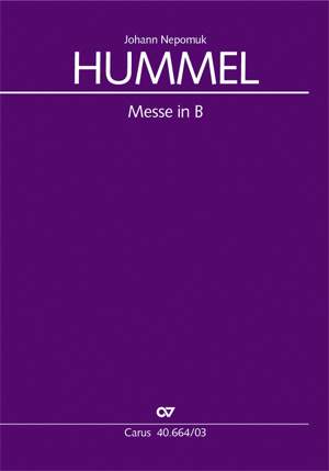 Hummel: Mass in B flat major