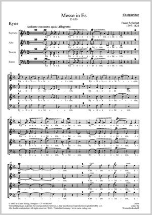 Schubert: Mass in E flat major, D950