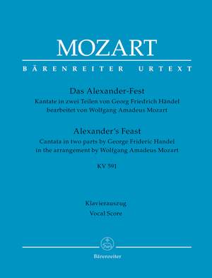 Händel, Georg Friedrich: Alexander's Feast K. 591