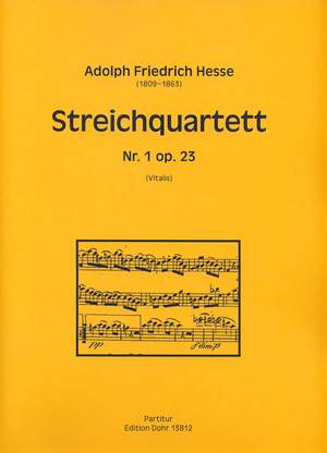 Hesse, A F: Streichquartett No.1 op.23