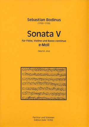 Bodinus, S: Sonata V E minor