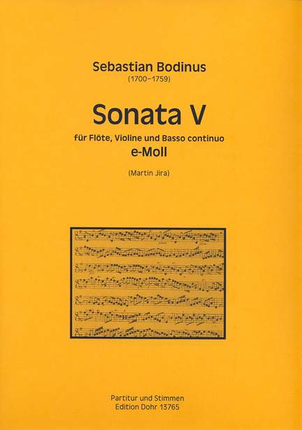 Bodinus, S: Sonata V e-Moll E minor