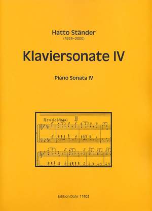 Staender, H: Klaviersonate IV