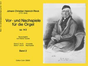 Rinck, J C H: Vor- und Nachspiele Band 2 op.143