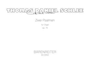 Schlee, TD: Two Psalms for Organ op.74