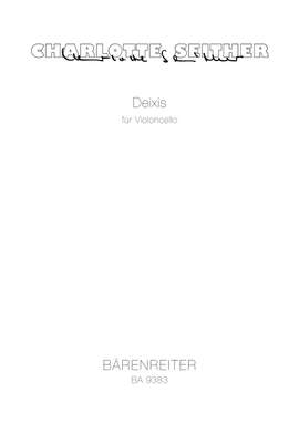 Seither, C: Deixis for Violoncello