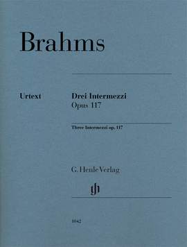 Brahms, J: 3 Intermezzi op. 117