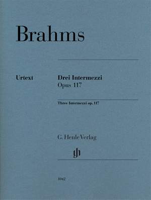 Brahms, J: 3 Intermezzi op. 117