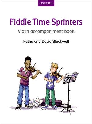 Blackwell, Kathy: Fiddle Time Sprinters Violin Accompaniment Book