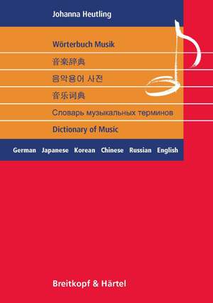 Heutling, J: Dictionary of Music