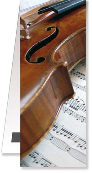 Bookmark Violin/Sheet music magnetic
