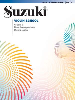 Suzuki Violin School Piano Acc., Volume 6 (Revised)