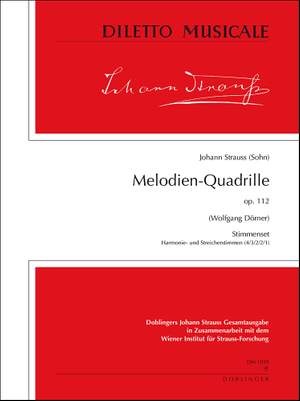 Johann Strauss II: Melodien-Quadrille op. 112