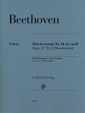 Beethoven, L v: Klaviersonate Nr. 14 op. 27/2 Product Image