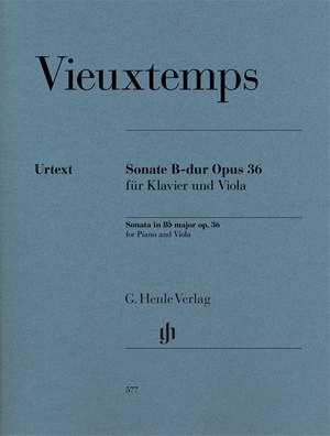 Vieuxtemps, H: Sonata B flat minor op. 36