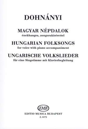 Dohnányi Ernő: Hungarian Folksongs