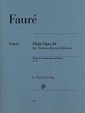 Fauré, G: Élégie op. 24
