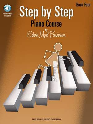 Step by Step Piano Course - Book 4 with CD