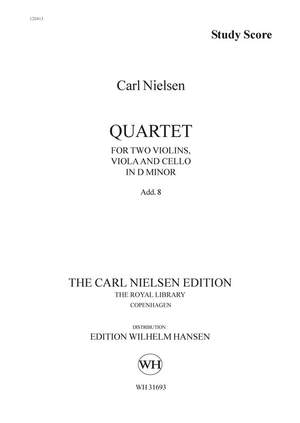 Carl Nielsen: String Quartet D-Minor