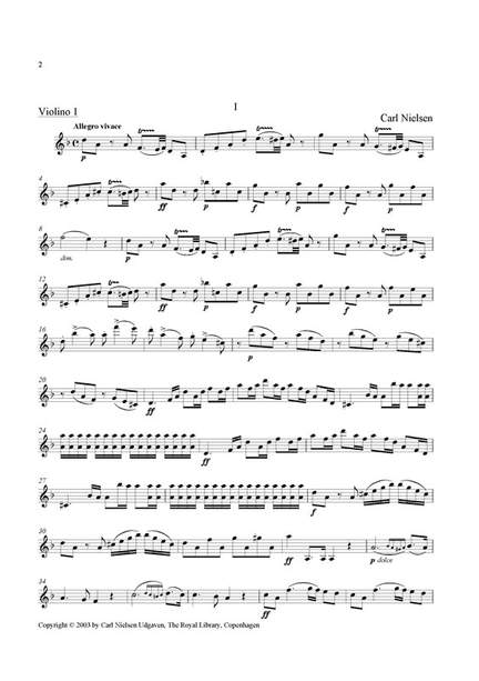Carl Nielsen: String Quartet D-Minor