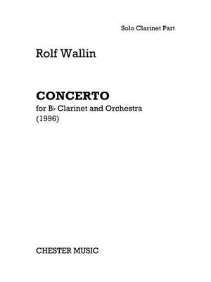 Rolf Wallin: Concerto For B Flat Clarinet And Orchestra