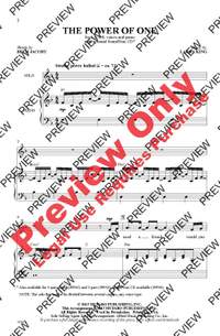 Larry King: The Power Of One SATB