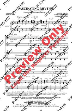 George Gershwin: Fascinating Rhythm SSA