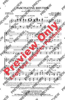 George Gershwin: Fascinating Rhythm SATB