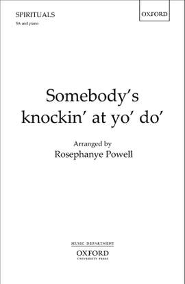 Powell, Rosephanye: Somebody's knockin' at yo' do'