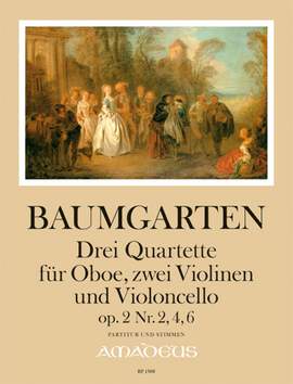Baumgarten, K F: Drei Quartette op. 2