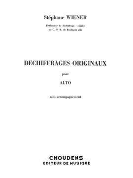 Wiener: Dechiffrages Originaux