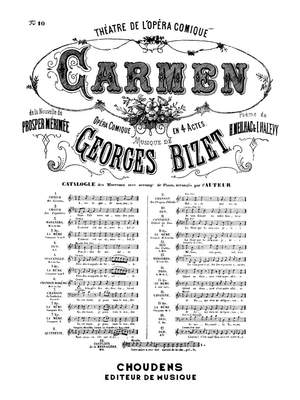 Georges Bizet: Carmen No 10 Duo Je Vais Danser En Votre Honneur