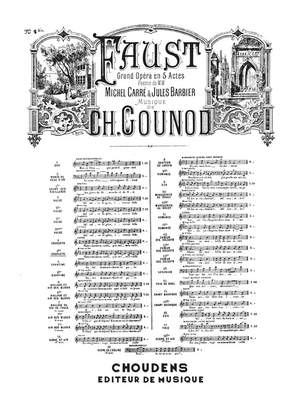 Charles Gounod: Faust air No.4 Bis Faites-Lui Mes Aveux
