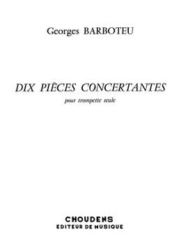 Barboteu: 10 Pieces Concertantes