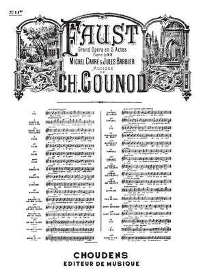 Charles Gounod: Faust No 11bis