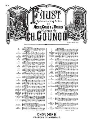 Charles Gounod: Faust air No4 Faites-Lui Mes Aveux