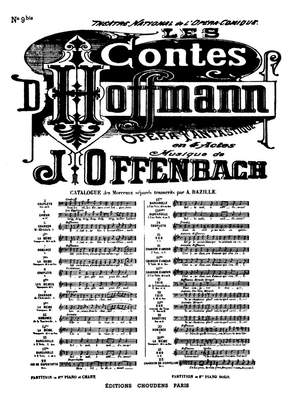 Jacques Offenbach: Contes D'hoffmann (Les) No 9bis