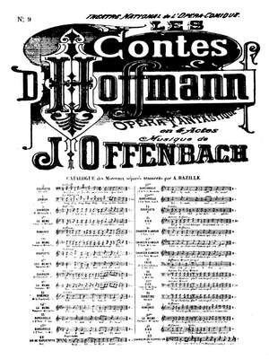 Jacques Offenbach: Les Contes D'Hoffmann No. 9
