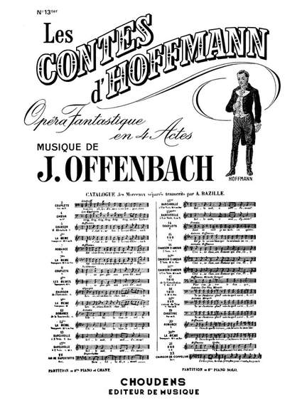 Jacques Offenbach: Contes D'hoffmann (Les) No 13