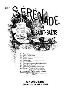 Camille Saint-Saëns: Serenade N11a